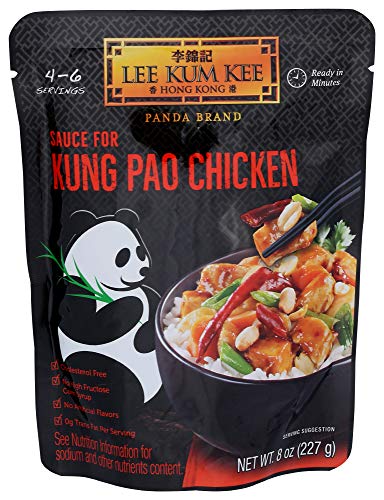 Lee Kum Kee Panda Brand Sauce for Kung Pao Chicken, 8 Ounces (Pack of 6), 0g Trans Fat, No Artificial Flavors, No High Fructose Corn Syrup, Cholesterol Free