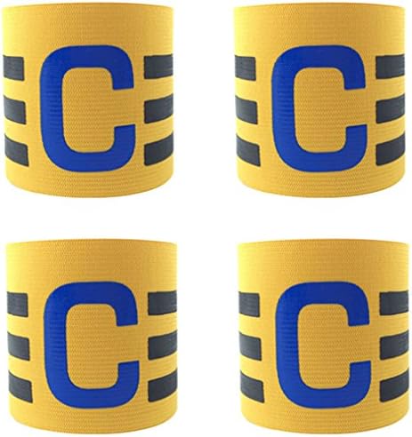 Ancefine Adult Youth Elastic Soccer Captain Armband,4-Pack