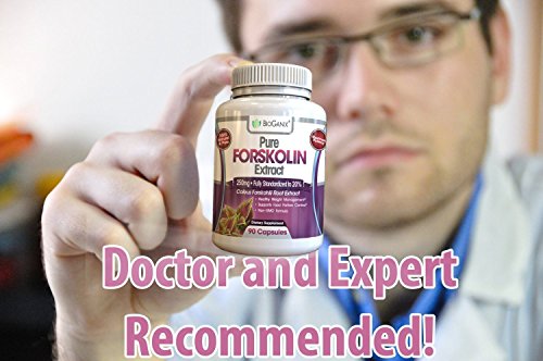 BioGanix Weight Loss and Metabolism Booster Supplement with Pure Forskolin Extract for Men and Women, 250 mg, 90 Capsules - Thumbnail 7