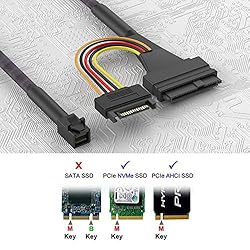 WORDIMA Internal 12Gb/s HD Mini SAS SFF-8643 to U.2