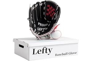 Urby Left Handed Baseball Glove, Left Handed T Ball Glove for Lefty, Left Hand Throw Only. T-Ball & Youth Baseball Gloves.