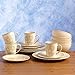 Pfaltzgraff Palm 16-Piece Stoneware Dinnerware Set, Service for 4