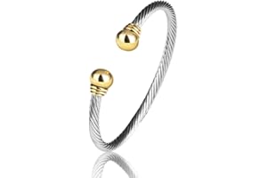 UNY Jewel Bracelet Designer Brand Inspired Women Jewelry 4.5mm Thin Twisted Cable Wire Bangle Gem Stone Christmas Day Gift