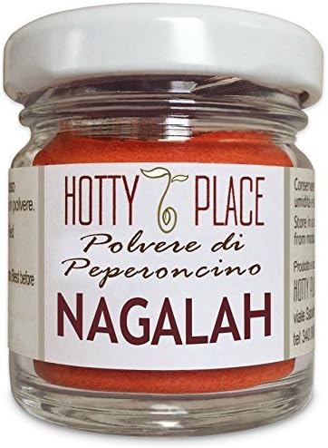 NAGALAH New Variety fine Chilli Powder Extreme Spicy jar Glass 10 Grams (0.35 oz)