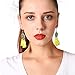 Black Friday Deals Women Thread Tassel Dangle Earrings Silk Fringe Thread Drop Earrings for Parties