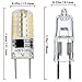 Kakanuo G8 LED Bulb Dimmable 2 Watt Warm White 3000K G8 Bi-Pin Base 40X3014SMD AC 110-130V for Under Counter Kitchen Lighting (Pack of 4)