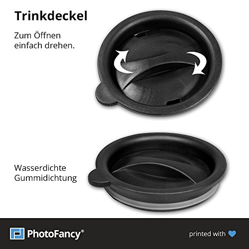PhotoFancy® - Thermobecher mit Foto Bedrucken - Coffee to Go Becher Personalisieren - Thermo-Tasse mit eigenem Motiv selbst gestalten – Bild 4