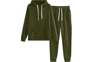 APIVOE Womens Sweatsuits 2 Piece Set Long Sleeve Sweatshirt and Jogging Pants Sets Two Piece Outfits Hoodie Lounge Tracksuits