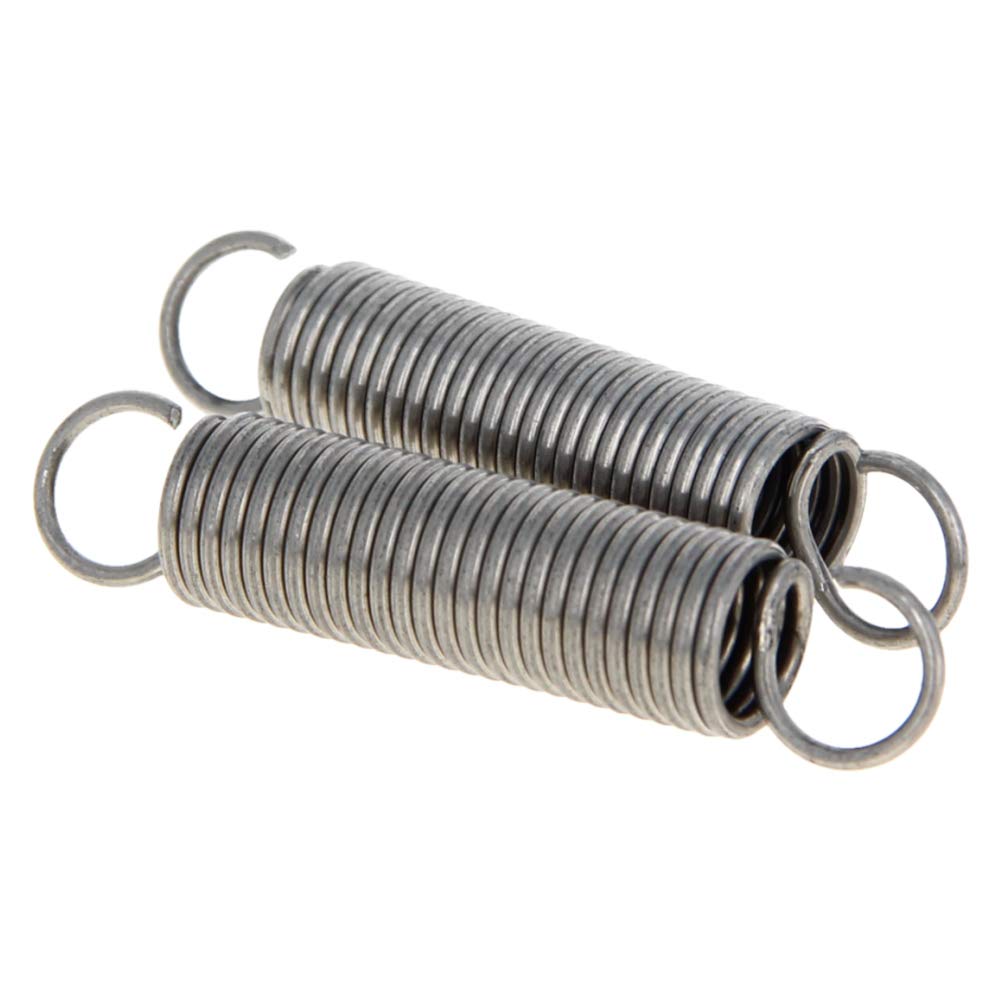 MroMax Extended Compressed Spring Wire Diameter 0.10", OD 0.79", Length 2.36" Stainless Steel Tension Spring 2pcs
