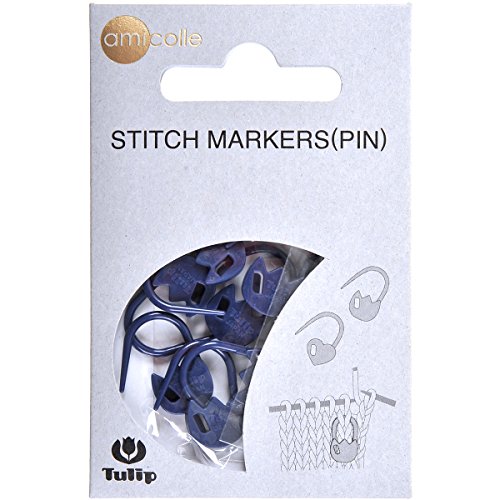 Tulip Needle Company Tulip Stitch Markers (7 Pack), Tulip/Navy
