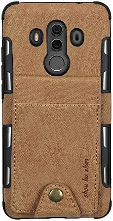 Wallet Compatible Case for Huawei Mate 10 Pro,Slim Hard PC Protection Cover with Card Holder Slots for Mate 10 Lite