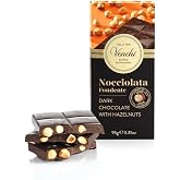 Venchi Dark Chocolate Hazelnut Bar, 3.52 oz - Gluten Free - Vegan