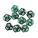 Pack of 10pcs Green Twelve Sided D12 Dice Playing D&D Warhammer RPG Board Game Favours