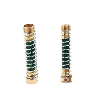 Homyl 2pcs Garden Hose Spring Protector Faucet Extension With Coil