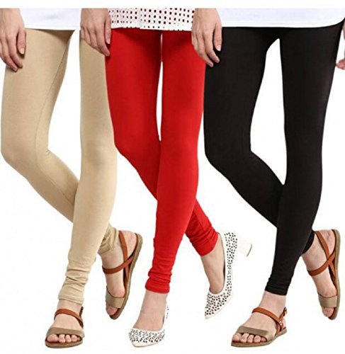 ezee sleeves combo women's cotton leggings of 3