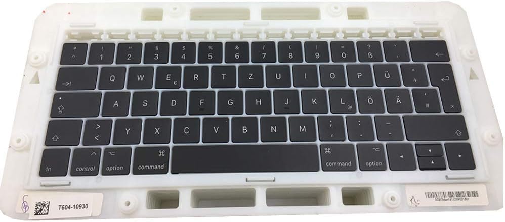 OLVINS GR German QWERTY Keycap Set for MacBook Pro Retina 13" 15" A1706 A1707