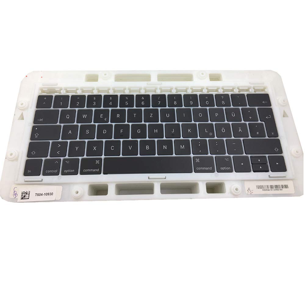 OLVINS Replacement Key Cap Set GR German Keyboard Keycaps Keys QWERTY for MacBook Pro Retina 13" 15'' A1706 A1707 GR keyboard keys