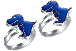 TOYANDONA 2pcs Children's Ring Toddler Ring Lovely Children Dinosaurs for Toddlers Portable Finger Alloy Children's Products 