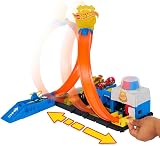 Hot Wheels Super Police Station Track Set 1:64 Die-Cast Car JBM71 view 4