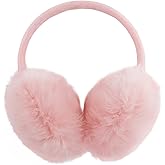 POXIMI Women Winter Earmuffs Girl Ski Adjustable Ear Covers for Cute Bow Ear Warmer Outdoor Earmuff Fleece Lining