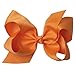 XIMA 25pcs Baby Girl Grosgrain Ribbon 6'' Large Hair Bows With French Clips For Teens Kids Barette For Accessory (With French clip)