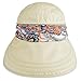 Vbiger Visor Hats Wide Brim Cap UV Protection Summer Sun Hats For Women (Beige)
