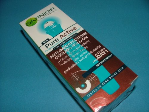 Garnier Pure Active Anti Imperfections Cooling Roll on 15ml Anti-redness Made in Thailand
