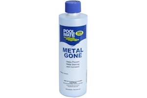 Pool Mate 1-Pint Metal Gone for Hot Tubs, Prevents Metal Staining, Made in USA