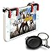 [Upgraded Mechanical Trigger] Woocon PUBG Mobile Game Controller, Fire Button L1 R1 Shoot and Aim, With PUBG Metal Pan Key Chain PUBG/Fortnite/Knives Out/Rules of Survival