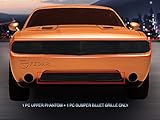Fedar 2011-2014 Dodge Challenger Phantom Bolt Over Style Billet Grille Grill 2-pc Set-Black #320521861