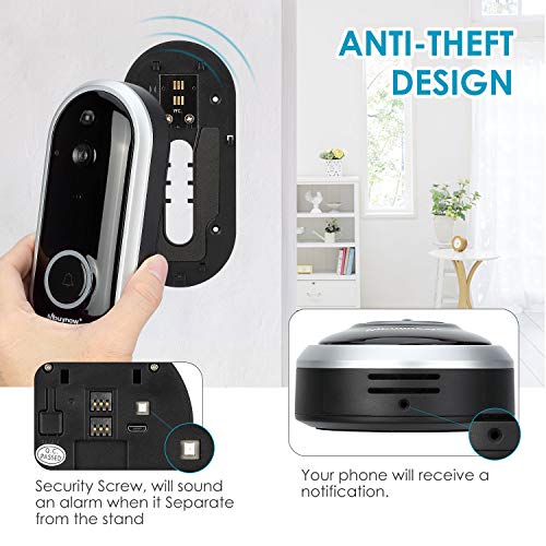 3 Mbuynow+Wireless+Doorbell+Two+Way+Detection