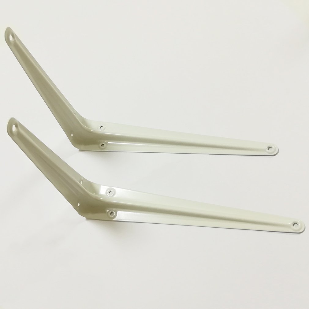 Shelf Brackets White 8 x 10 inches Pack of 2 PCS 677306602926 eBay