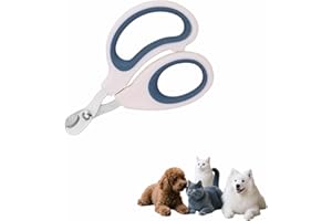 RYANDESIGN Professional Pet Nail Clipper for Cats, Dogs, Small Animals - Stainless Steel Sharp Trimmer | Quick, Clean, Painless Cutting | Mirror Polished Grooming Tool for Kittens, Puppies & More (Dark green)