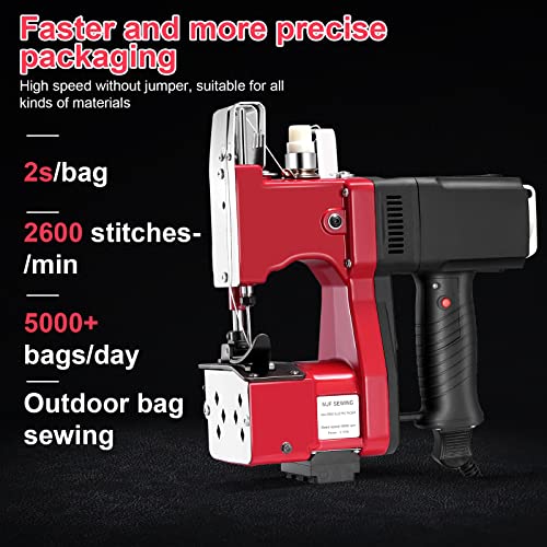 Kotsy 220 V Sewing Machine for Bags 2 Seconds/Bag, Sewing Machine for Bags/Fabric/Rice/Paper/Plastic Bags for Sewing Bags