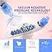 Gasili Blackhead Remover, USB Rechargeable Blackhead Vacuum Suction Remover, Electric Skin Cleanser Blackhead Extractor Tool, Skin Pore Cleaner with 4 Replaceable Suction Heads (White)