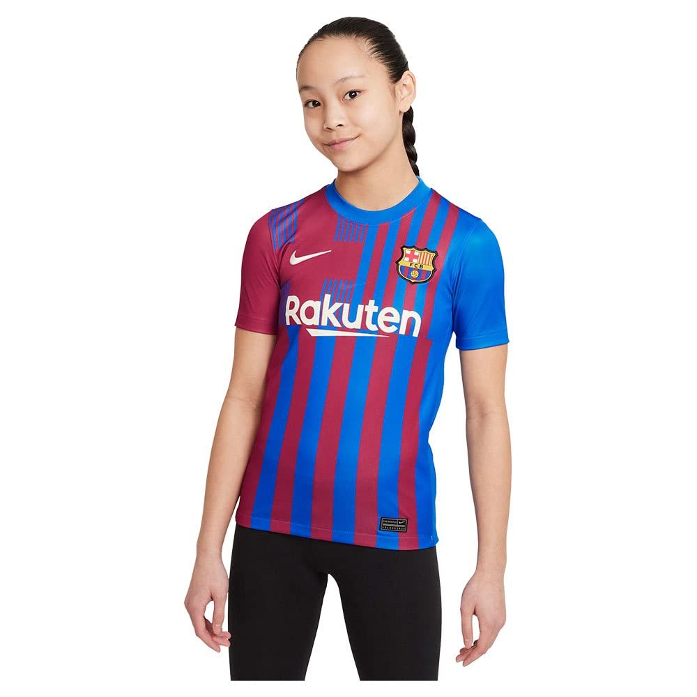 Nike - FC Barcelona 2021/22 Season Jersey Home Game Equipment, M, Unisex