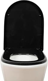 AQUALONA Premium Thermoplastic Toilet Seat D Shape Soft Close Sage view 8