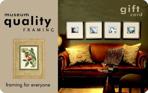 Museum Quality Framing Gift Card
