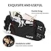 MUCO Travel Money Belt, Hidden Passport Holder, RFID Blocking Travel Wallet Belt Men and Women