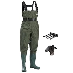 FISHINGSIR Fishing Waders for Men with Boots Womens