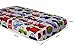 Bacati - 2 Pack Crib Fitted Sheets - Transportation Print Breathable 100% Cotton Percale Baby Sheets - Fits Standard 28 x 52 X 5 inches Crib & Toddler Mattresses