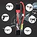 GOLDBAT 11.1V 1300mAh 3S 25C LiPo Airsoft Battery, Short Stick Battery Pack with Mini Tamiya Connector for Airsoft AK47, MP5