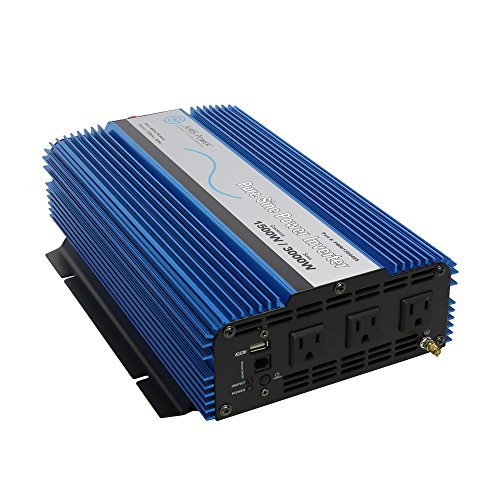 AIMS Power 1500 watt 48 VDC Pure Sine Power Inverter with USB Port