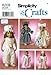 Simplicity 8209 Crafts Sewing Pattern 18 inch Doll Clothes