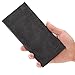 Mfeo Soft Scrub Leather Durable Slim Wallet Long Thin Bifold Multi-Card Wallet