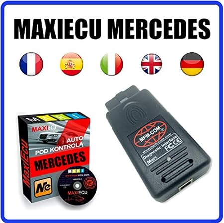 MISTER DIAGNOSTIC Diagnosegerät MPM-COM + MaxiECU 2 für Mercedes Fahrzeuge – Profi-Diagnose