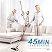 Cordless Vacuum, VacLife Vacuum Cleaner with Replaceable Battery, Stick Vacuum - Extra Filter for Washing, Powerful Vacuum Cleaner Cordless 2 in 1, Lightweight Vacuum with LED Light