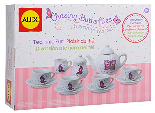 ALEX Toys Chasing Butterflies Ceramic Tea Set