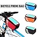 hAohAnwuyg Bicycle Phone Bag,Touch Screen Mountain Bike Cycling Bicycle Phone Bag Front Tube Storage Pouch – Redthumb 2