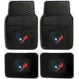 Front & Rear Car Truck SUV Vinyl Car Floor Mats - Houston Texans
